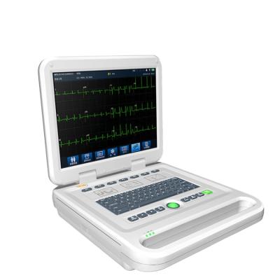 China JQ-MAC1200 Medical Field Laptop Type 15inch ECG Machine With Synchronous Acquisition And 12 Lead Display for sale