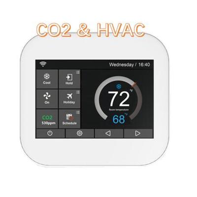 China OEM CO2 HVAC Floor Sensor Remote Touch Screen Humidity Sensor Smart Air Thermostat MC6-CH for sale