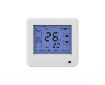 China Electric heating thermostat under floor temperature controls / underfloor heating thermostat T808 for sale