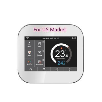 China US Market OEM Floor Sensor Remote Touch Screen Humidity Sensor Air Smart Thermostat MC6-U for sale