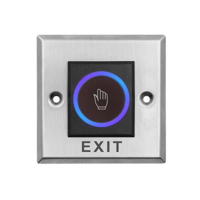 China Cost Effective High No Contact Touchless Exit Button 86*86mm Infrared No Touch Touchless Exit Button / Exit Switch for sale