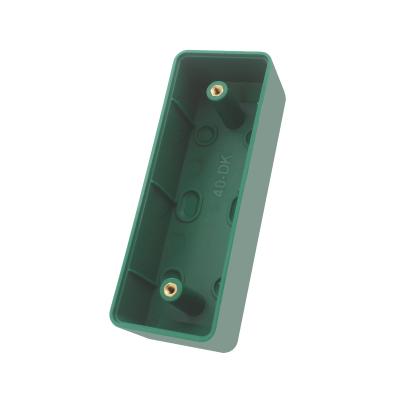 China 115x40mm green plastic back box for exit button for sale