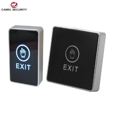 China High Quality Access Control System Door Push To Exit And Wireless IR Hand Touch Exit Button With ZK System Compatible 86*50*20mm /86*86*20mm Optional for sale