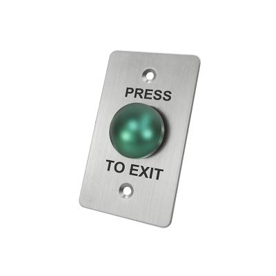 China Waterproof Metal Switch Camel IP65 Emergency Push Button Domed Switch Green Mushroom Push To Exit Button for sale