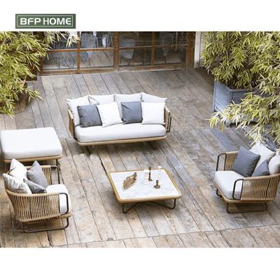 Chine High Quality Outdoor European Leisure Sofa Set Garden Furniture BFP Modern Rattan Furniture One Stop Whole House Customization à vendre