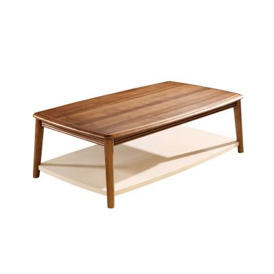 Chine BFP MAISON living room adjustable wooden coffee table Walnut long solid wood tea table (the other) Nordic style à vendre