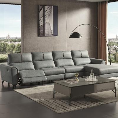 China Other BFP HOME Tech Modern Life Soft Electric Recliner L Shape Sofa Set Furniture Living Room Furniture for sale