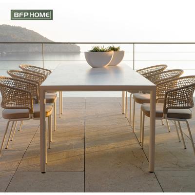 China BFP Modern Home Style Sofa Set Furniture Coffee Shop European Outdoor Garden Chair Patio Furniture for sale