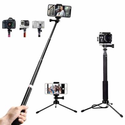 China Aluminum Cable 188 Pole Plus Foldable Selfie Stick Extendable Handheld Monopod with Bracket Cable Monopod Stick for sale