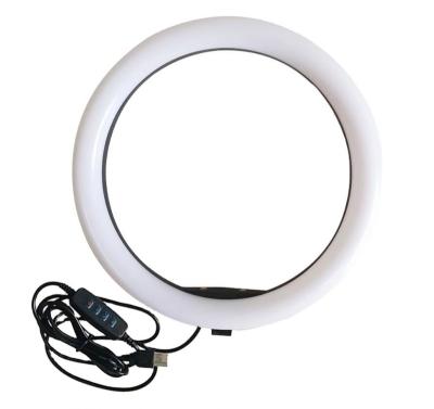 China Adjustable Glow Ring Light 18 Inch Dimmable 2900-5600k USB Charging for Live Stream Beauty Facial Make for sale