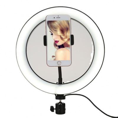 China Adjustable Brightness Selfie Ring Light 12 Inch Phone Selfie Led Circle Ring Large Living Light With Tripod Stand for sale