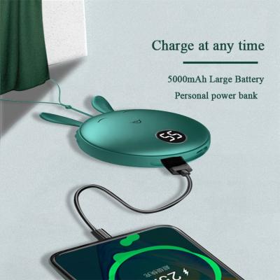 China Large Capacity Hand Warmer Reusable Power Bank Portable Electric Golf Gift Winter Mobile USB Rechargeable Hand Warmer for sale