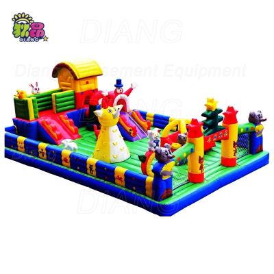 China New Design PVC Outdoor Amusement Park Inflatable Mobile Playground for sale