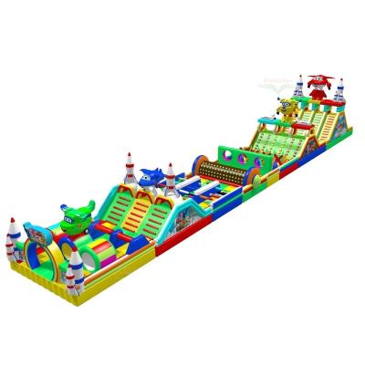 China PVC Factory Direct Sale Inflatable Obstacle Course Kids Obstacle Course for sale