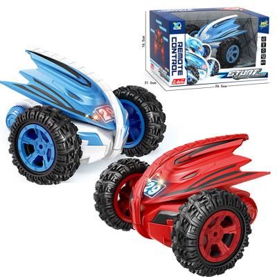 China RC Model 2.4G Wireless Remote Control Two-wheeled Children's Stunt Car 360 Degree Rotating Remote Control Model Toy Devil Fish Small Car for sale