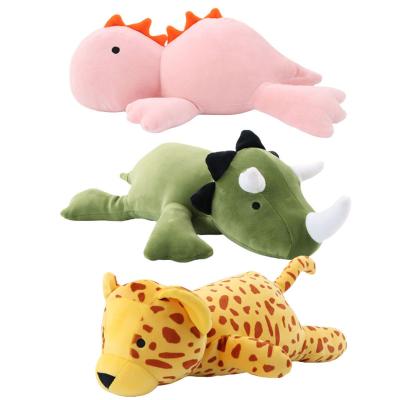 China Cute and Super Soft Animal Soft Toys Fun NEW Cute Dinosaur Weighted Plush Toy Soft Toys Birthday Gift For Kids for sale