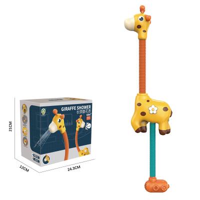 China Bathroom Material Electric Giraffe Automatic Water Shower Children's Eco-Friendly Water Toys for sale