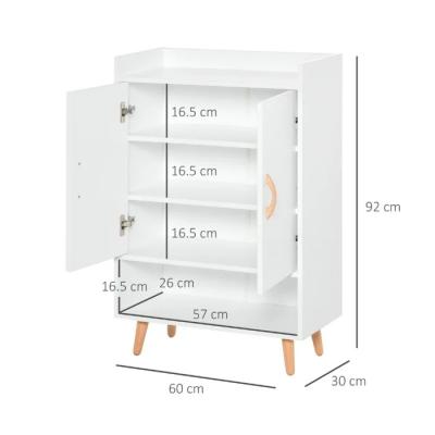 China Foshan Wholesale Shoe Cabinet DECOHOME Hallway Furniture Hallway Furniture Expandable Home Storage Cabinet Shoe Rack for sale