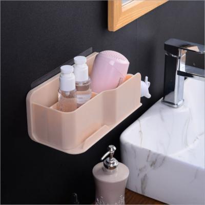 China Stocked 2021 Multifunctional Household Storage Rack Bathroom Shelf Storage Rack Convenient Hot-selling Racks for sale