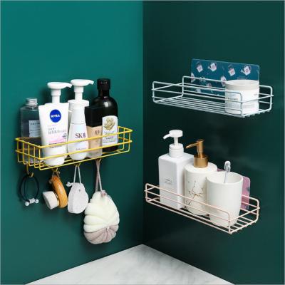 China Multifunctional Durable Sturdy Fashion Hot Selling Bathroom Wall Storage Sturdy Shelf for sale