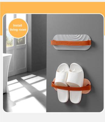 China Best Selling Low Cost Viable Wholesale Non-Perforated Modern Wall Shoe Rack For Home for sale