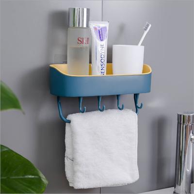 China Protable 2021 Wholesale High Quality Multifunctional Affordable Wall Dish Toiletries Rack Hang for sale