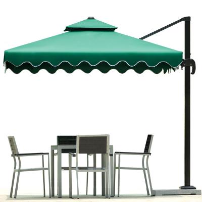 China 8 Aluminium ribben Grote tuinparasol 3m Tuinparaplu OEM Te koop