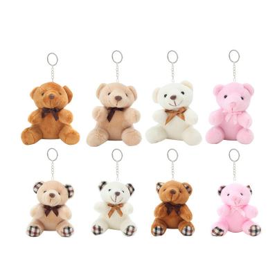 China Free Sample Plush Toy Small Key Chain Pendant Plush Teddy Bear Plush Toys Cartoon for sale