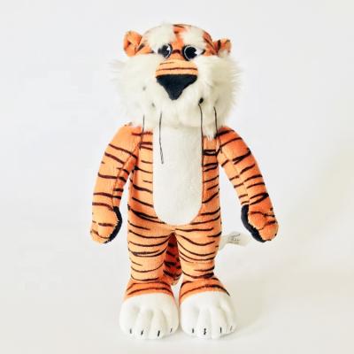 China Beautiful Small Promotional Stuffed Tiger Doll Cheap Custom Stuffed Plush Toys for sale