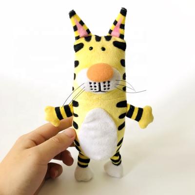 China Lovely Promotional Sound Doll Cartoon Tiger Doll Stuffed Animal Toy for sale