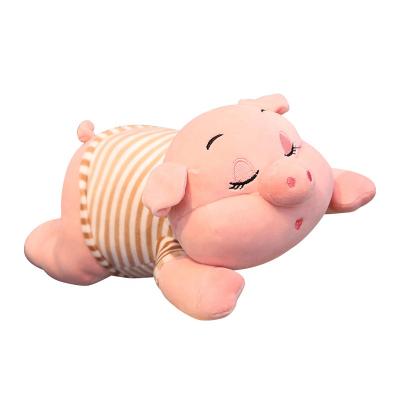 China Promotional Children's Girls Pillow Bars Dress Up Cute Pig Dolls Soft Body Pig Doll Plush Toys for sale