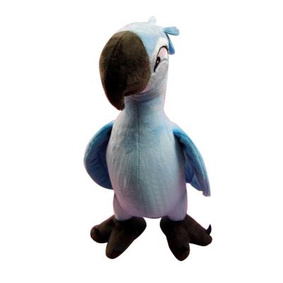 China Promotional Custom Parrot Doll Toy Stuffed Macaw Plush Bird Comic Toys for sale