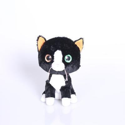 China Best Promotional Cute Black Cat Elf Plush Toys for sale