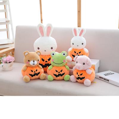 China Vegetable Custom Pumpkin Halloween Pillow Soft Stuffed Plush Toy for sale