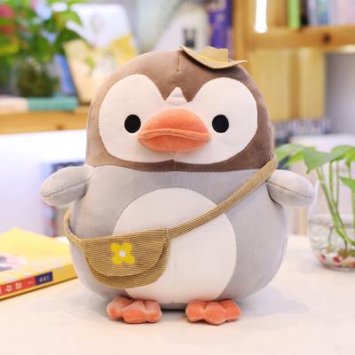 China Big Promotional Creative Cute Penguin Doll Software Plush Toy Sleep Pillow for sale