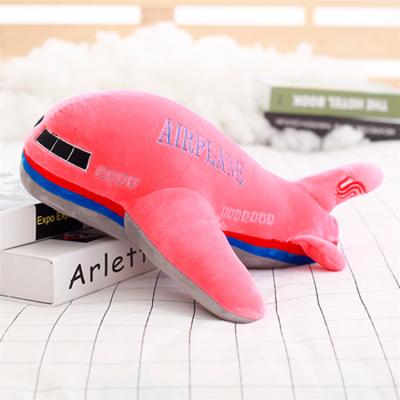 China 40cm Promotional Simulation Plush Airplanes Flat Toy Children Large for sale