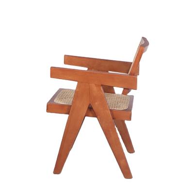 China (Other) Adjustable Nordic Natural Wood Stick, Wicker, Raccoon Dining Chair, Hotel Dining Chair. for sale