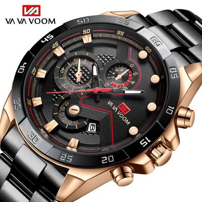 China Men's Clock Relogio Masculino de Montre Homme Business Wrist Watch VAVAVOOM Men's Non-Specific Casual Quartz Men's Watch Fashion Watches for sale