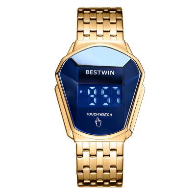 China High Quality LED Display Touch Screen LED Digital Bracelet Watches 6616 Reloj Hombre Bestwin Brand Men's Wristwatches for sale