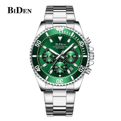 China BIDEN 0163 Non-Specific Quartz Watch Stainless Steel Strap Watches Fashion Military Casual Wrist Watch Men Waterproof Relogio Masculino for sale