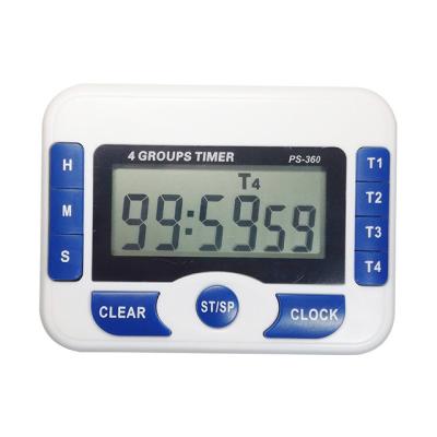 China New Arrival Kitchen Loud Countdown Timer Large Digital LCD Display Stored Magnetic Countdown Timer for sale