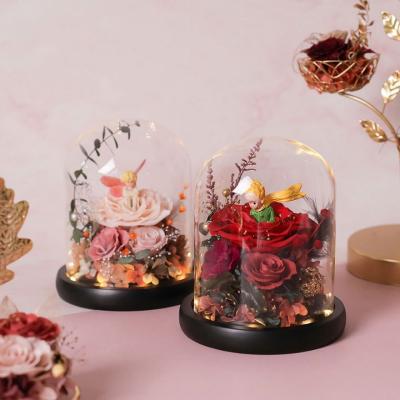 China Factory Custom Or Standard Weddings Decoration Mini Preserved Rose Manufacturer for sale