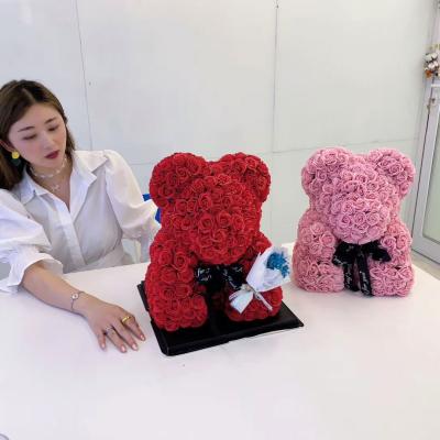 China Modern New PE Foam Flower Design Low Price Bouquet Soap Rose for sale