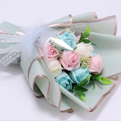 China Wholesale Custom PE Foam Flower Price Good Flower Soap Box for sale