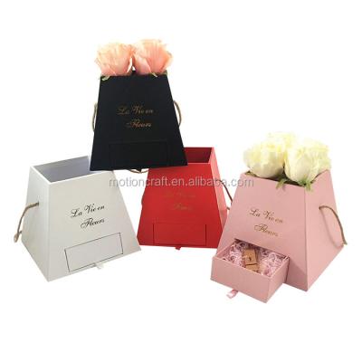 China Other Box Wholesale Flower With Drawer Wedding Gift Box Luxury for sale