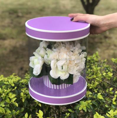 China Other Wholesale Round Flower Box, PVC Flower Box, Clear Flower Box for sale