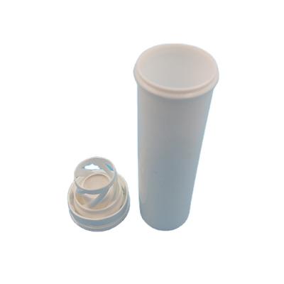 China New Design Vitamins Tablets Plastic Effervescent Tubes Effervescent Tablet Customize Tablet Effervescent Tube With Flip Cover for sale