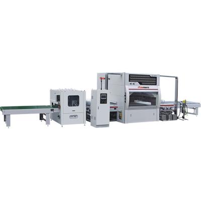 China Richfruits wood furniture automatic spraying production line building material stores automatic spraying machine production line wood machine for sale