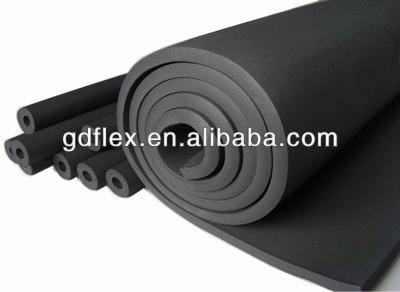 China The pipe and epdm insulation sheets of EPDM foam rubber insulation sheet for sale