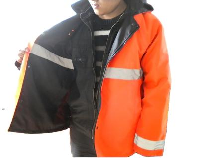 China Wholesale Safety Visibility Men Raincoat Police Rain Coat Water Proof Reflective Rain Jacket Police Top for sale